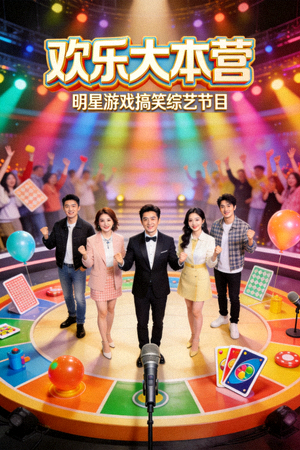 综艺节目《欢乐大本营》海报 - 明星游戏搞笑综艺节目